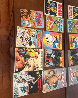 Lotto fumetti alan ford tex e topolino piu skorpio