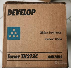 Toner ORIGINALE TN213C NUOVO