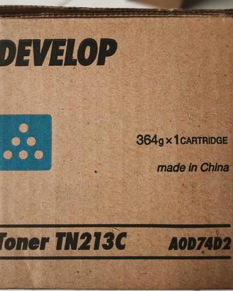 Toner ORIGINALE TN213C NUOVO