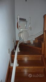Sedia montascale e binario
