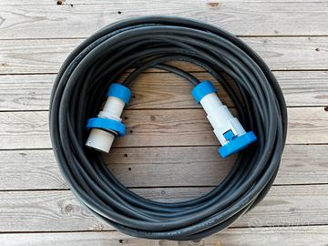 Prolunga da cantiere 20mt. + quadro + adattatori