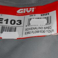 Schienalino bauletto givi e350 flow/e30 tour
