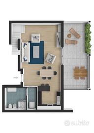 Quadrivani e Trivani bilivelli di nuova costruzion