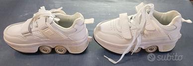Scarpe pattini con rotelle PHTEER Tg.36 come nuove