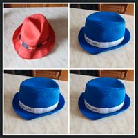 4 Cappelli stile Fedora e Borsalino per feste