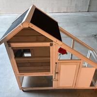 Gabbia recinto casetta conigli legno