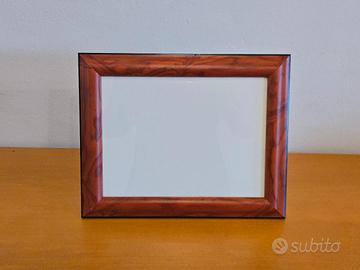Cornice portafoto vintage in radica 29x23cm