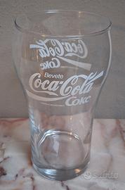 Bicchiere Coca Cola vintage Logo Bianco