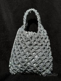 Borsa uncinetto a rete