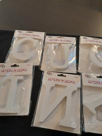 lettere in legno