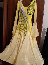 Abito ballo standard giallo/verde