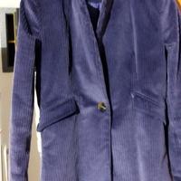 Giacca/Blazer velluto viola donna