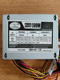 Alimentatore Micro ATX 500W