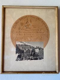 Quadro vintage Coro Rosalpina CAI Bolzano