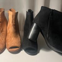 Tronchetti estivi donna in simil camoscio