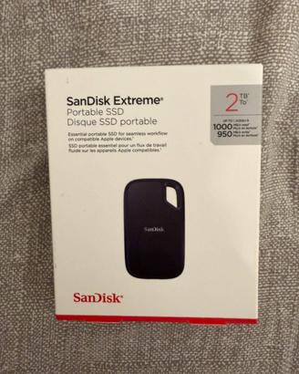 SanDisk Extreme SSD 2TB nuovo sigillato