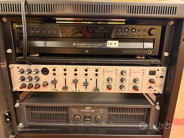 Impianto amolificazione per locale