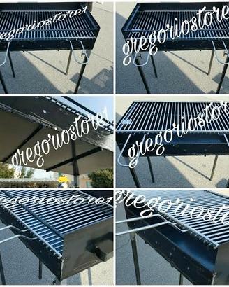 Barbecue tipo pesante artigianale 70x40reg