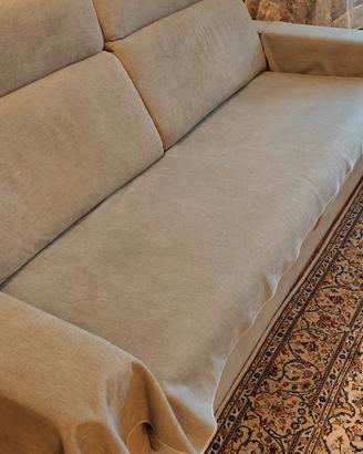 Divano letto azzurro 