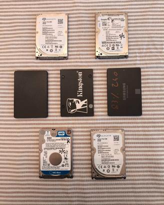 7 X SSD HDD ENTERPRISE LOTTO