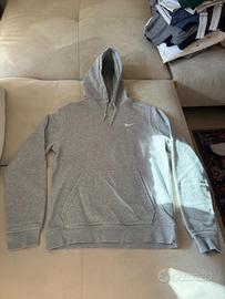 Felpa Nike grigia con cappuccio