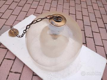 Lampadario Vintage a Globo di Murano