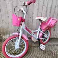 BICICLETTA BAMBINA 14 pollici (unicorno)