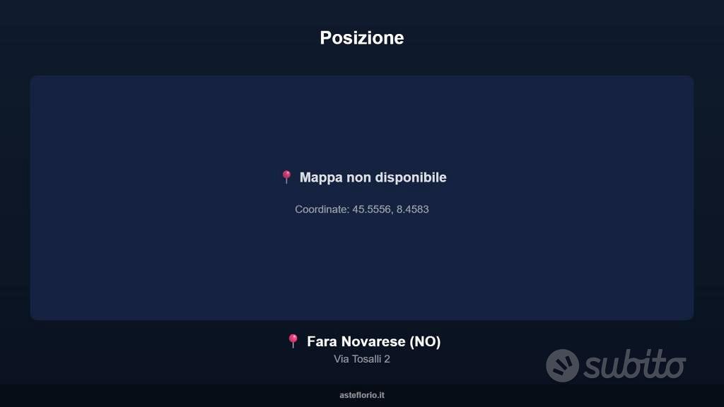 Appartamento – Fara Novarese, Novara - Altro