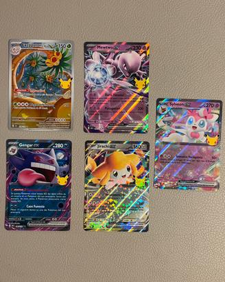 Pokémon 30° Anniversario ITA  Lotto 5 Carte Gengar