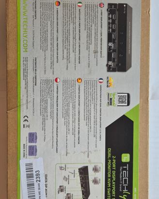 Switch KVM DisplayPort 2 Porte Dual Monitor 4K USB