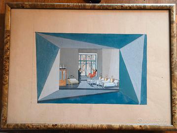 LOTTO TRE DIPINTI ORIGINE RUSSIA Secolo XX