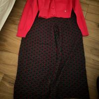 Completo pantaloni e golfino fucsia  Kocca tg 8 