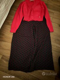 Completo pantaloni e golfino fucsia  Kocca tg 8 