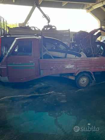 Ricambi usati ape Car 9 quintali motore 400 cc ann