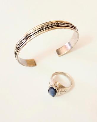 Vintage Bracciale Argento 925