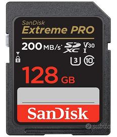 SanDisk 128GB Extreme PRO scheda SDXC