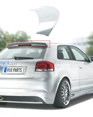 SPOILER TETTO AUDI A3 8P 3P 03-08