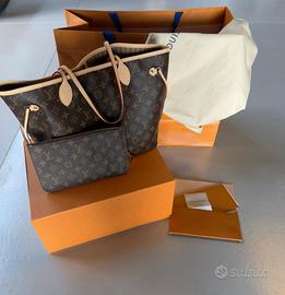 Borsa Louis Vuitton Neverfull MM originale