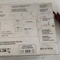 Preamplificatore Ponte Radio bt20 Microset 900MHz