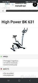 cyclette high power bk 631