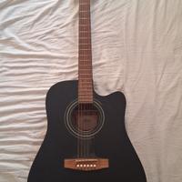 Chitarra acustica elettrificata CORT nera