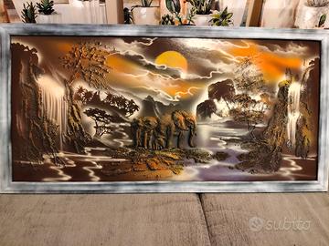 quadro in rilievo fatto a mano 