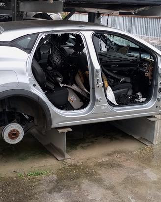 Renault captur 2014-2025 scocca per taglio lamiera