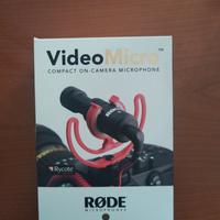 RODE VideoMicro Microfono Direzionale Compatto