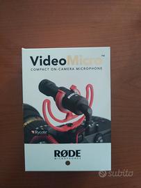 RODE VideoMicro Microfono Direzionale Compatto