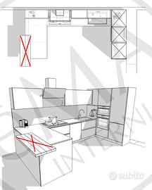 Cucina Arredo3 nuova mai montata