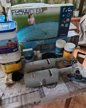 Aspiratore Intex + accessori piscina