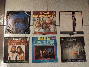 Vinili 45 giri vecchi, +500 vinili a disposizione 