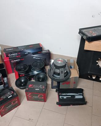 materiale car audio gladiator alpine ct sound 