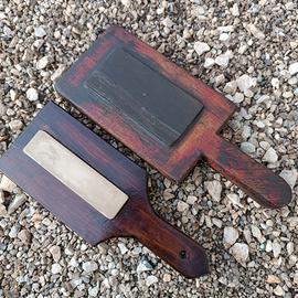 LOTTO 2 PIETRE AFFILATURA AFFILARE PIALLA RASOIO